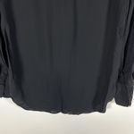 J.Crew  Black‎ Long Sleeve Button Up Tunic Top Blouse Shirt Women's Size 4 career Photo 8