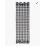 Talbots Gingham Eyelet Embroidery Oblong Scarf Photo 7