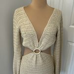 Gab & Kate  Ibiza Long Sleeve Crochet Mini Dress Photo 4