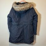 The North Face  Women’s Navy Blue Parka Coat Medium Puffer Photo 11