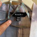 Sim & Sam Blue Tie Dye Open Front Kimono Photo 2