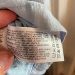 Primark  Women's Size 14 Oversized Linen Viscose Summer Sky Blue Short Sleeve Top Photo 3