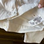 Mother Jeans Looker Petite Glass Slipper White Cropped Womens 32 Ankle Photo 5