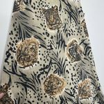 American Vintage Vintage Retro Neutral Tiger Face Print Midi Tank Top Shift Dress One Size Photo 2