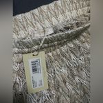 Ramy Brook New Sloan Metallic Knit Cover-Up Skirt Sz Large Swim Summer Gold Photo 3