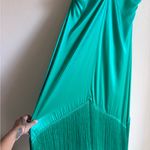 Cult Gaia  | Ali Fringe Silk Maxi Dress Size XS Photo 4