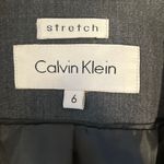 Calvin Klein  Dark Gray Fully Lined 2 Button Crop Blazer Academia Career Wear 6 Photo 7