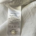 Quince Camp Shirt tencel short sleeve button up womens White large contemporary Photo 5