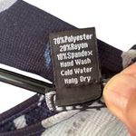 EUC Clara Sun Woo Navy Floral Asymmetric Point Hem Top Medium Photo 7