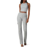 Derek Lam  10 Crosby Rheya Knit Crop Top Metallic Silver Gray XS Photo 2