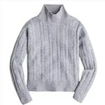 J.Crew  Ribbed Mockneck Sweater Size Small Supersoft Yarn Alpaca Merino wool Photo 0