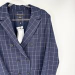 French Connection  Windowpane Double Breasted Blazer  
Size Small Photo 6