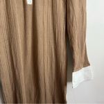 Anthropologie By  • Caramel White Ribbed Polo Dress Photo 4