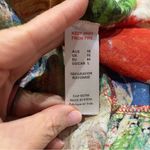 Orientique Naturally Australian Dress Size Large Red Floral A Photo 7