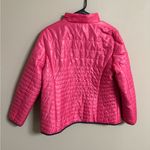 Talbots Lightweight Insulated Puffer Hot Pink Jacket Size Large Petite LP Photo 1