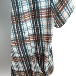 Anthropologie Maeve plaid short sleeve Boxy blouse size Small Photo 5