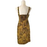 Sanctuary NWT  Georgina SNAKESKIN Print Edgy Sexy Dress Medium Dark Yellow Black Photo 4