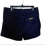 Dwell Women's M Dark Blue Denim Shorts Gold Button Accents Size M Photo 2