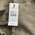 Talbots  olive green lace up midi dress, 3/4 sleeves. NWT women’s size 4 Photo 3