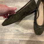 Esprit  Narissa Faux Suede Olive Green Flats Size 8.5 Photo 5