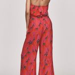 Farm Rio Halter Neck Wide-Leg Jumpsuit, Size LP Photo 2
