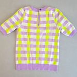 Anthropologie NWOT! Maeve By  Lavender Lime Harmon Jacquard Sweater Tee Photo 1