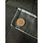 Calvin Klein  Black Moto Biker Jacket Women’s 8P | Ponte Knit Stretch Zip Jacket Photo 9