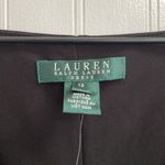 RALPH LAUREN Stretch Jersey Cowl Neck Cap Sleeve Dress in Black Size 12 NWT Photo 12