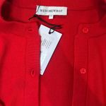 We Wore What  Red Crewneck Cardigan Photo 5