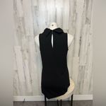 Banana Republic  Black Mock Neck Dress | Sleeveless Shift Midi – Size Small Photo 3