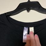 Embroidered Bell Sleeve Shirt Black Photo 4