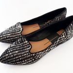 Dolce Vita Tweed Pointed Toe Flats Shoes Women's Size 8.5 Black White Photo 1