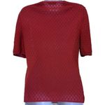 MM.LaFleur M.M.LAFLEUR Brick Red textured knit Cotton Short Sleeves sweater Size XS Photo 1