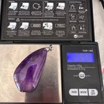 NWOT Uruguay Natural Therapy Amethyst pendant in Large size/24.43g Photo 2