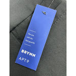 Apt. 9 Womans  Brynn Pullon Casual Pants 24 W Black Straight Midrise NWT Photo 4