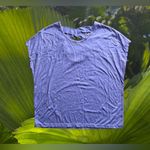 Gaiam Crossed Strap Tank Top blue/ gray Size M made in China cotton lightweight Photo 3