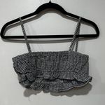 Honey Punch plaid gingham bandeau crop top Size Small Photo 1