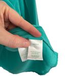 Lilly Pulitzer Elsa 100% Silk Top Green Preppy Office FLAW Womens Medium Photo 4