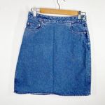 Tommy Hilfiger Vintage Medium Wash Blue Denim Mini Skirt Women's Size 6 Photo 0