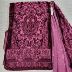 Urban Outfitters Velvet Burnout Kimono Wrap Purple Floral Draped NWT One Size Photo 7