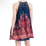 Free People Intimately  Dresses Shea Printed Navy Mini Dress Size S Photo 3
