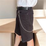 Bead Pants Chain for Men Women,Jeans Chain,Keys Chain,Biker Wallet Chain,Streetwear Punk Hip Hop Unisex Style Silver Photo 2