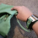 Imoshion  mint green envelope cross body clutch convertible Photo 1