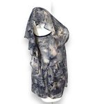 Maurice's Womens Blouse Top Shirt Sheer Empire Waist Ruffled Pullover Large Photo 3