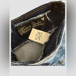 Roma Studio Acid Washed Women Pencil Skirt Knee Length Stretch Denim Size Small Blue Photo 5