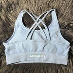 Alphalete Revival Bra Women's Light Blue Sports Bra Sz Medium Photo 3