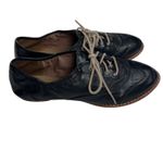 Cole Haan  Soft Leather Wingtip Oxford Lace Up Ballet Style Shoes Black Size 7B Photo 1