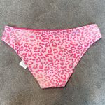 Cupshe  Pink Leopard Reversible Bikini Swim Bottoms Size L Photo 3