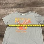 Tres Bien NWOT eagle graphic tee in baby blue “wild & free”- approx medium Photo 4