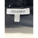 Good American The After Hours Cropped Velvet Bustier Black Women's Size 7 / 4XL Photo 3